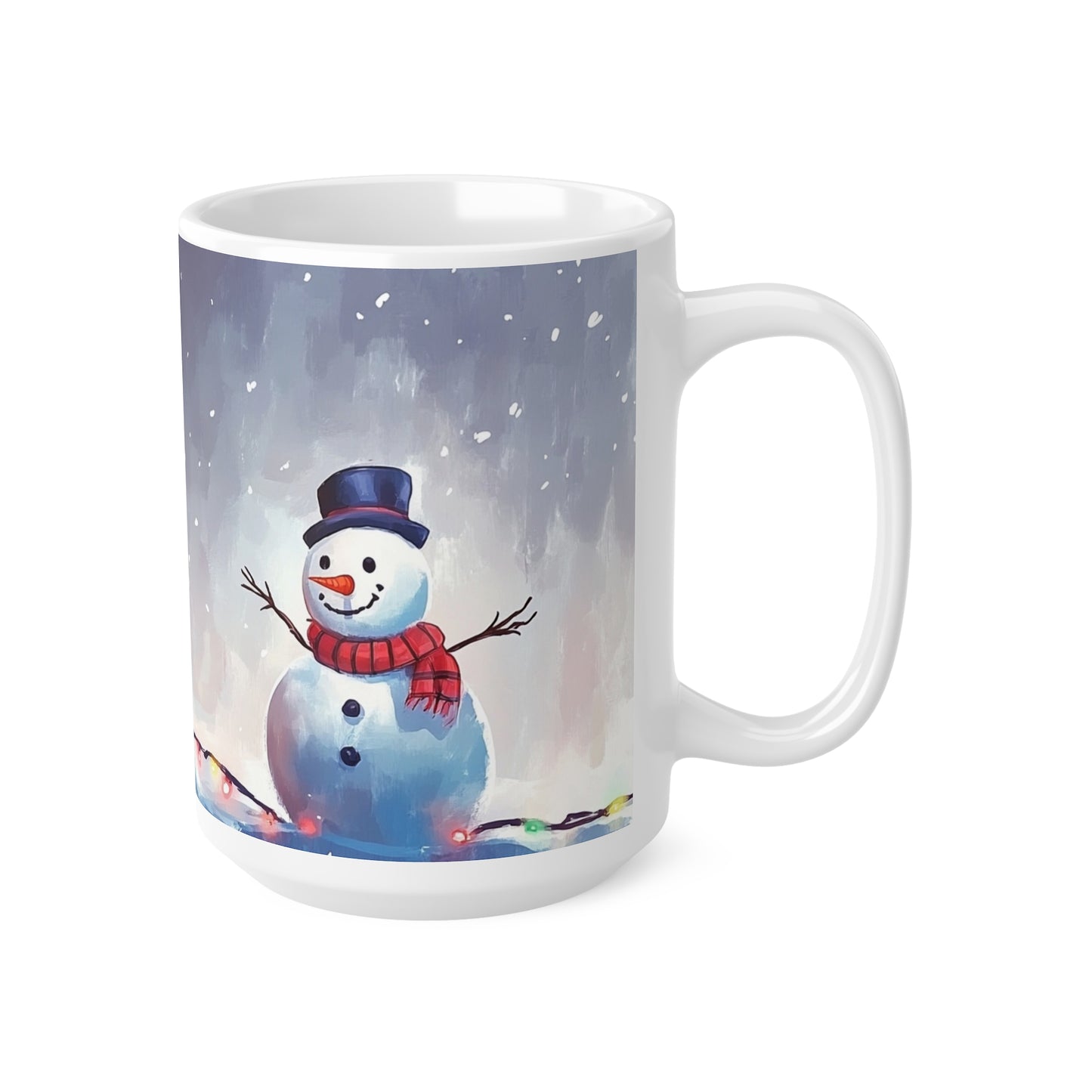 Keramisk Julekopp med Julemotiv #38 – Perfekt Gave til Kaffe, Te eller Kakao