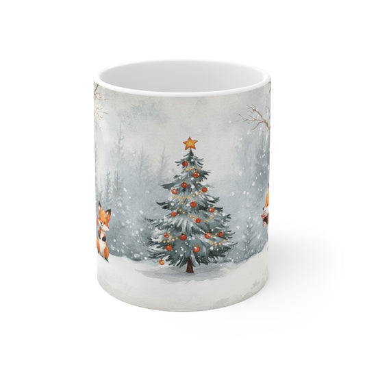 Keramisk Julekopp med Julemotiv #97 – Perfekt Gave til Kaffe, Te eller Kakao