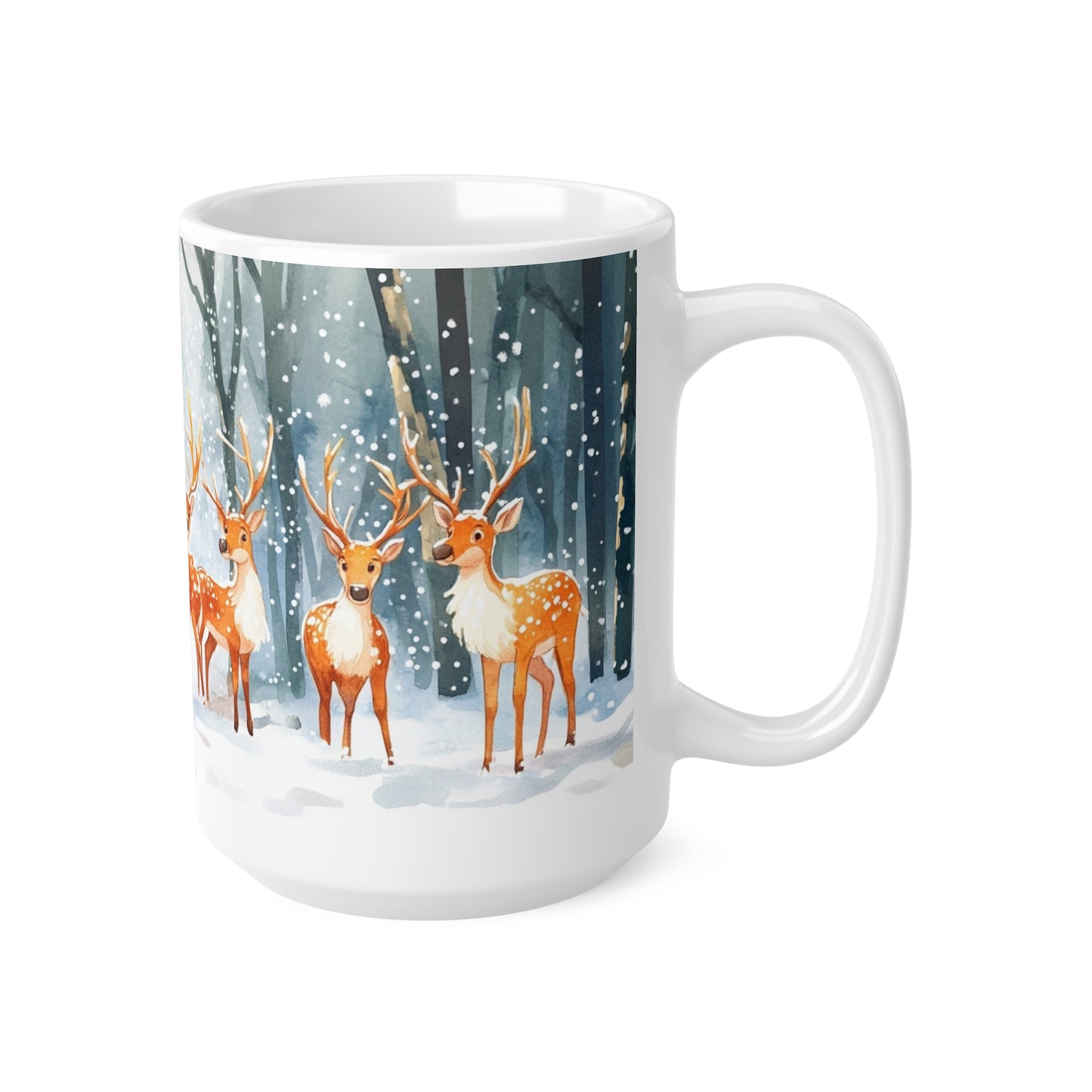 Keramisk Julekopp med Julemotiv #44 – Perfekt Gave til Kaffe, Te eller Kakao