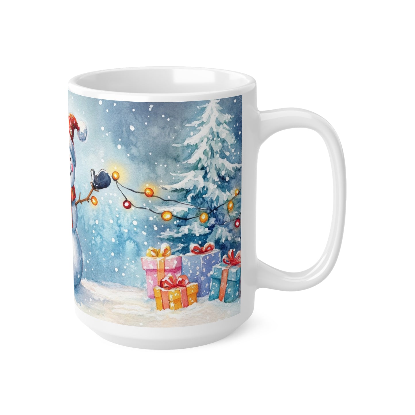 Keramisk Julekopp med Julemotiv #71 – Perfekt Gave til Kaffe, Te eller Kakao