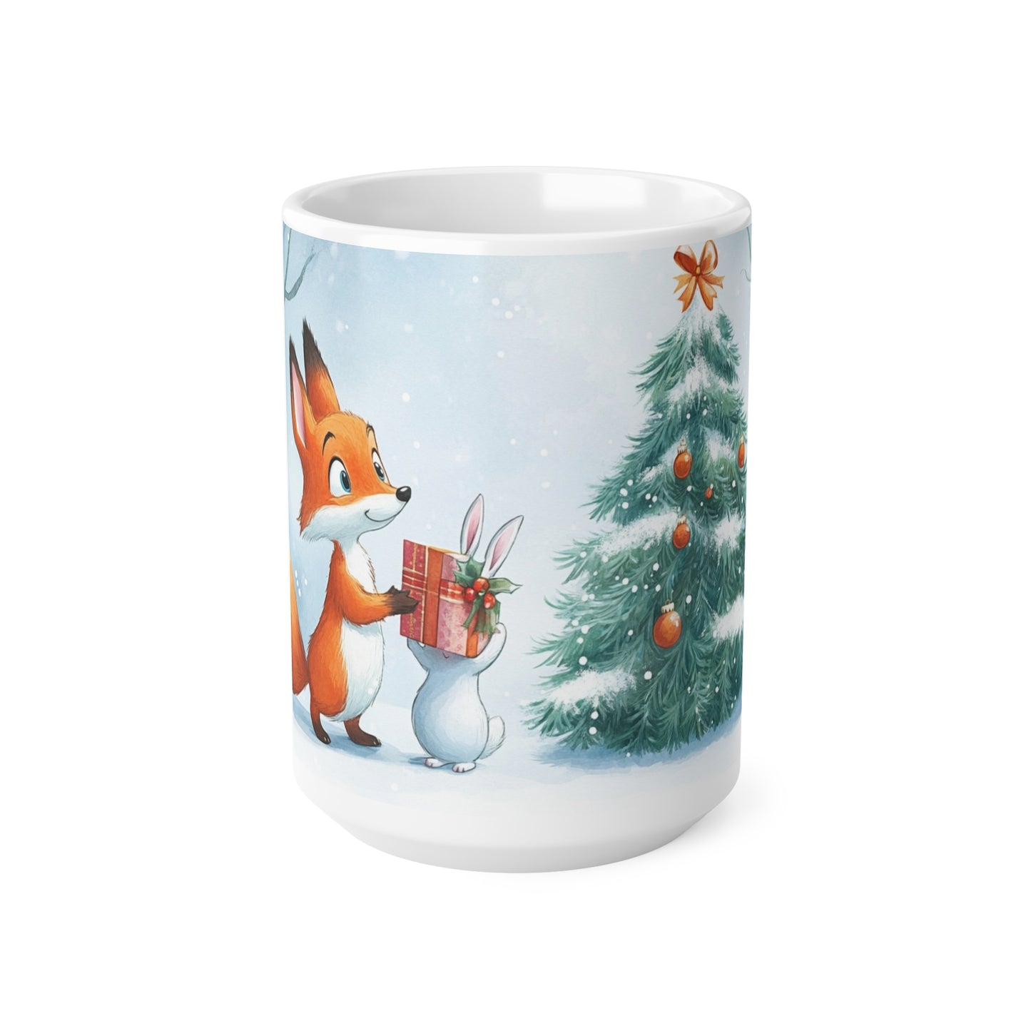 Keramisk Julekopp med Julemotiv #18 – Perfekt Gave til Kaffe, Te eller Kakao