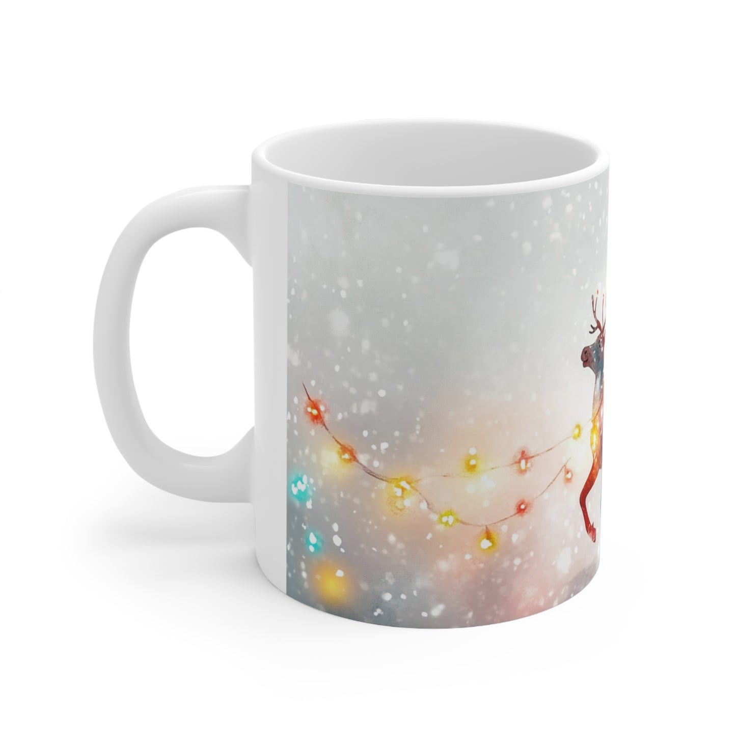 Keramisk Julekopp med Julemotiv #32 – Perfekt Gave til Kaffe, Te eller Kakao