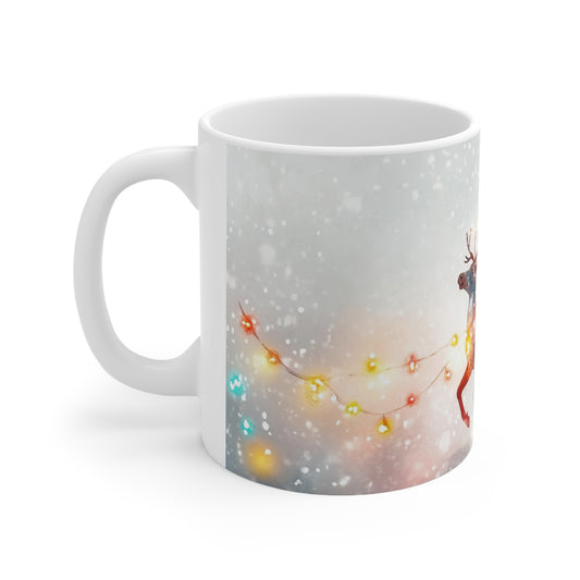 Keramisk Julekopp med Julemotiv #32 – Perfekt Gave til Kaffe, Te eller Kakao