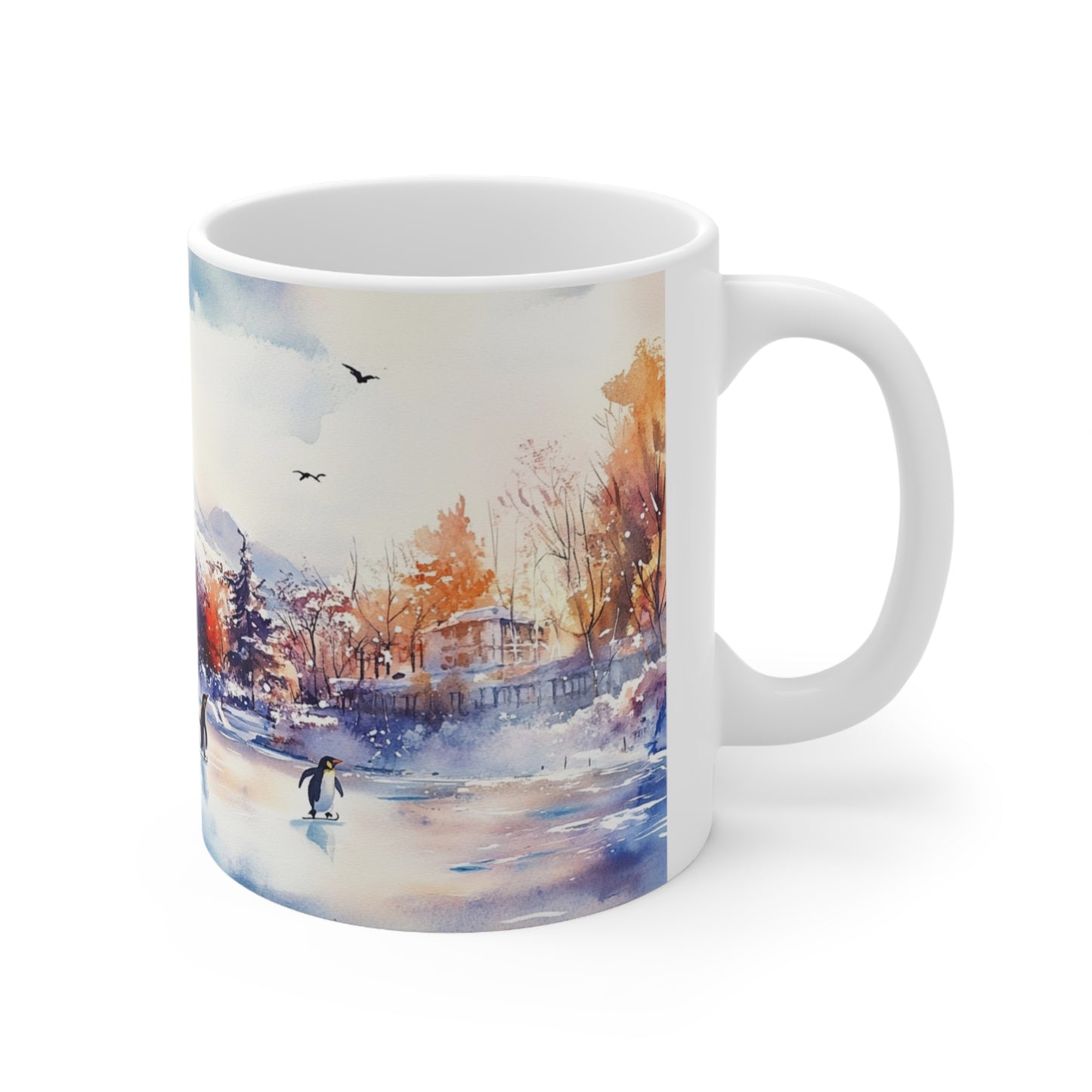 Keramisk Julekopp med Julemotiv #61 – Perfekt Gave til Kaffe, Te eller Kakao