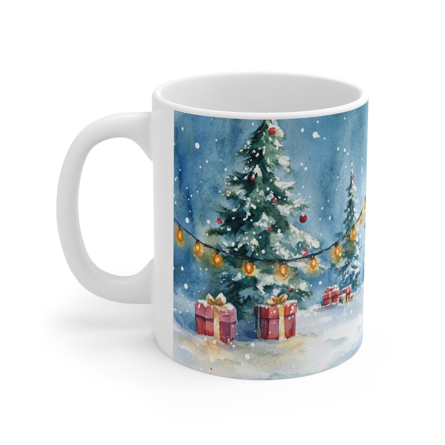 Keramisk Julekopp med Julemotiv #69 – Perfekt Gave til Kaffe, Te eller Kakao