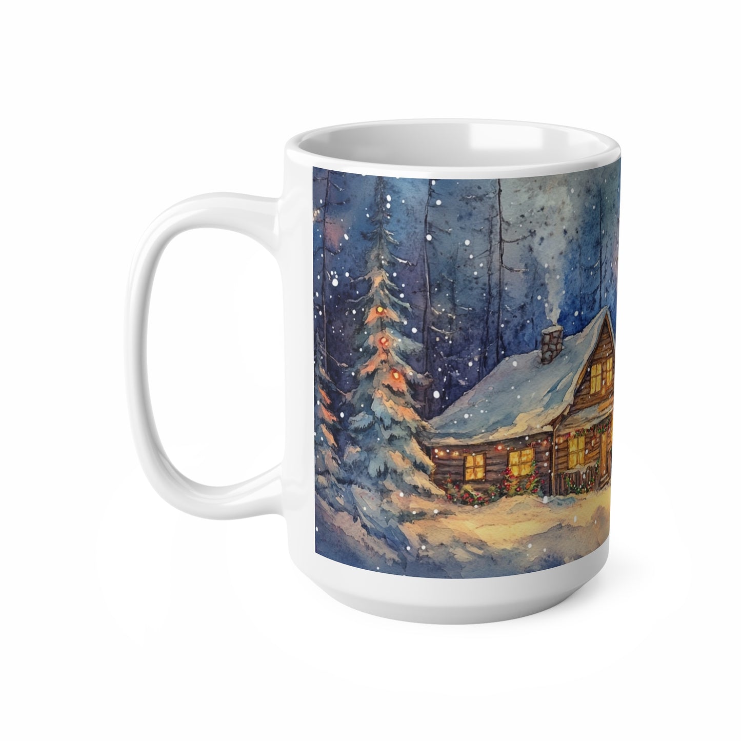 Keramisk Julekopp med Julemotiv #4 – Perfekt Gave til Kaffe, Te eller Kakao