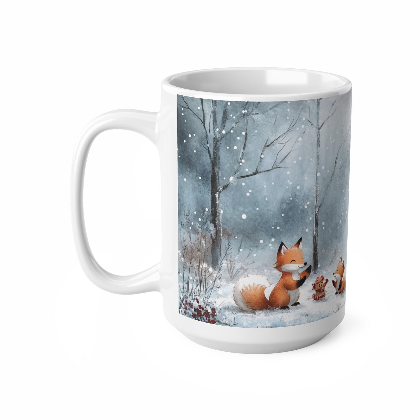 Keramisk Julekopp med Julemotiv #95 – Perfekt Gave til Kaffe, Te eller Kakao