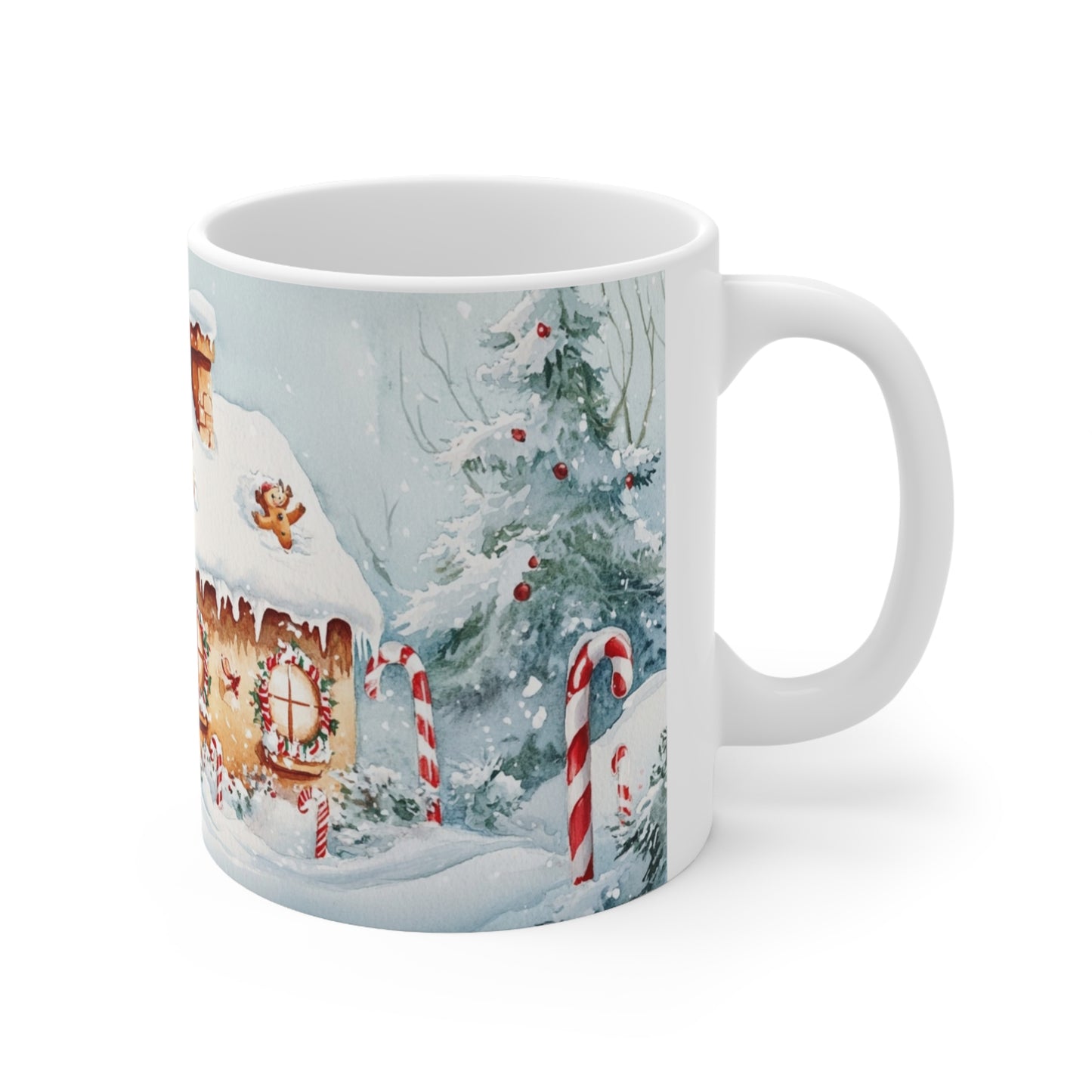 Keramisk Julekopp med Julemotiv #84 – Perfekt Gave til Kaffe, Te eller Kakao