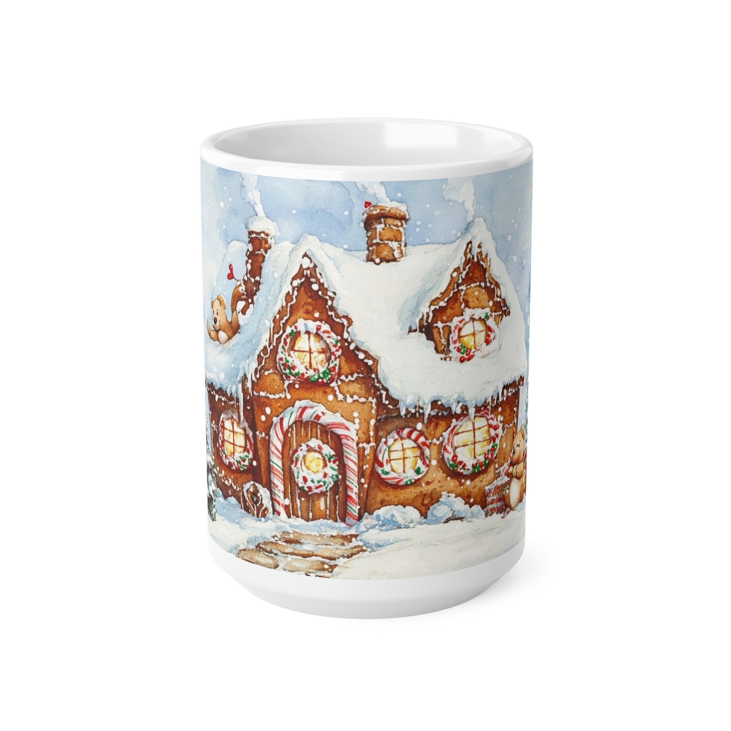 Keramisk Julekopp med Julemotiv #101 – Perfekt Gave til Kaffe, Te eller Kakao