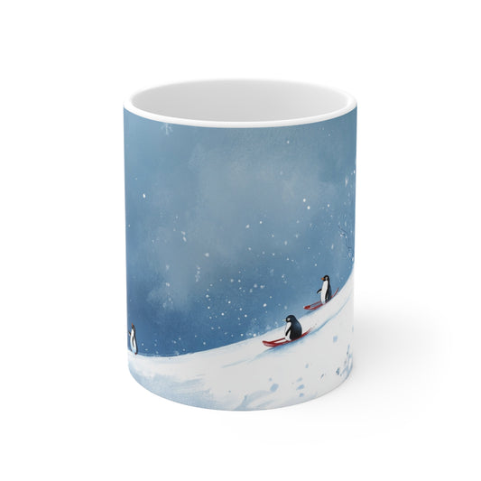 Keramisk Julekopp med Julemotiv #85 – Perfekt Gave til Kaffe, Te eller Kakao