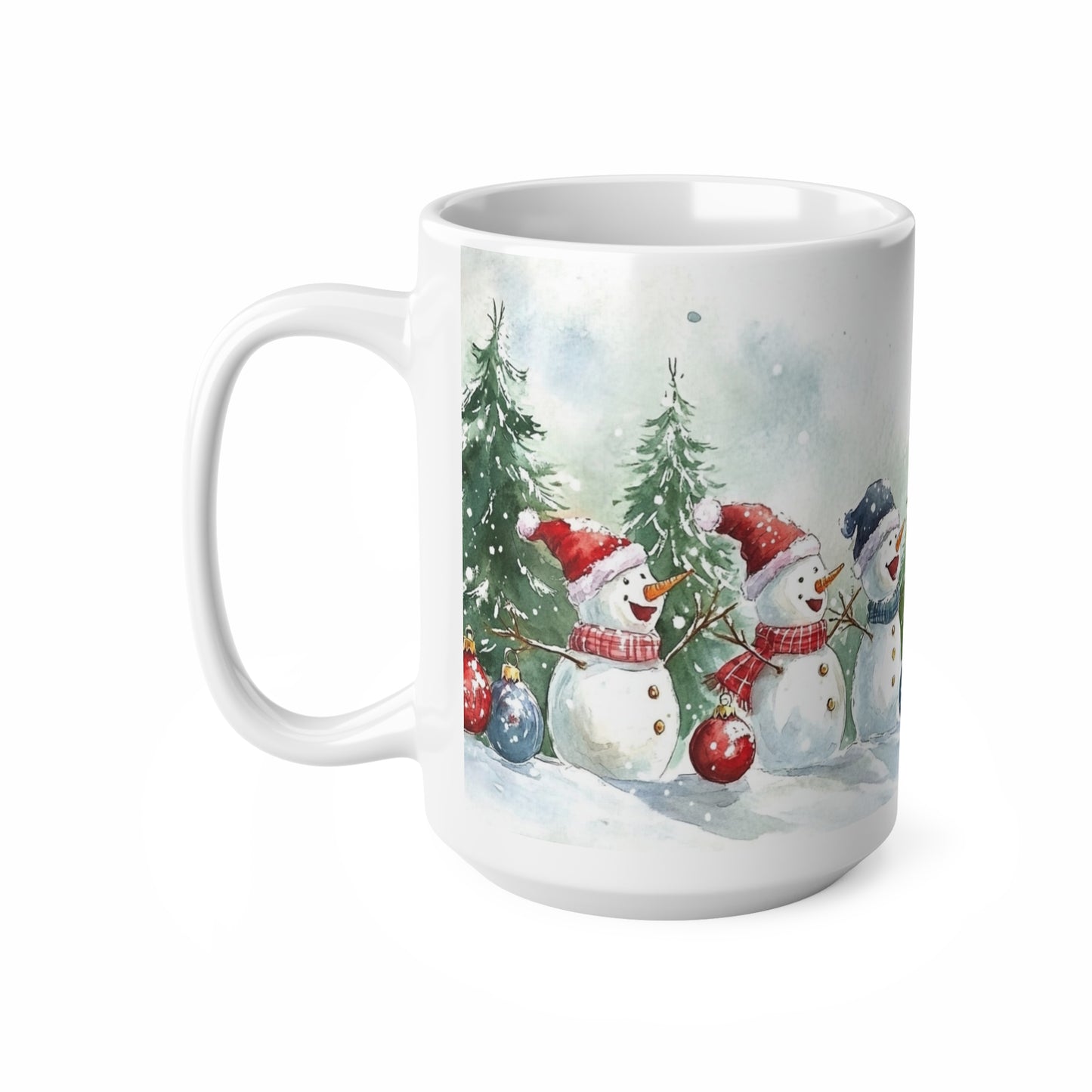 Keramisk Julekopp med Julemotiv #46 – Perfekt Gave til Kaffe, Te eller Kakao