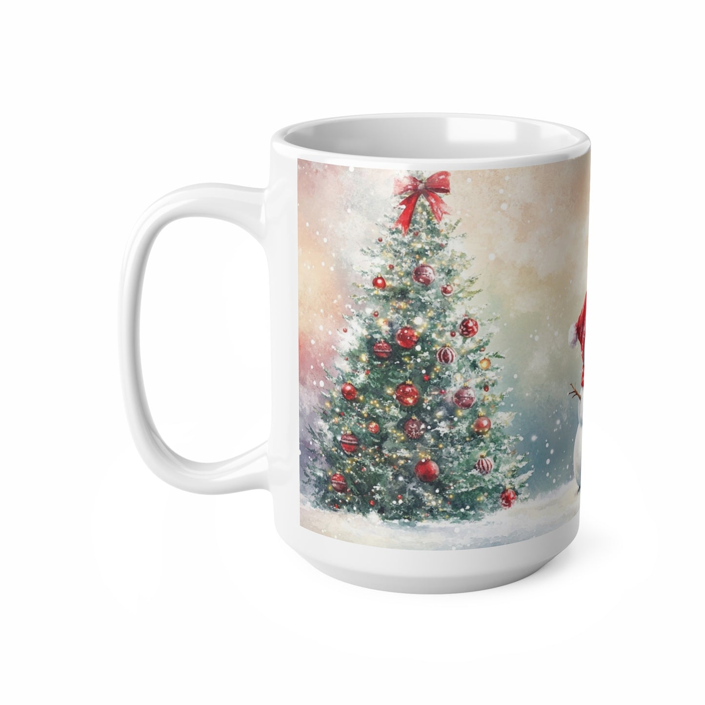 Keramisk Julekopp med Julemotiv #30 – Perfekt Gave til Kaffe, Te eller Kakao