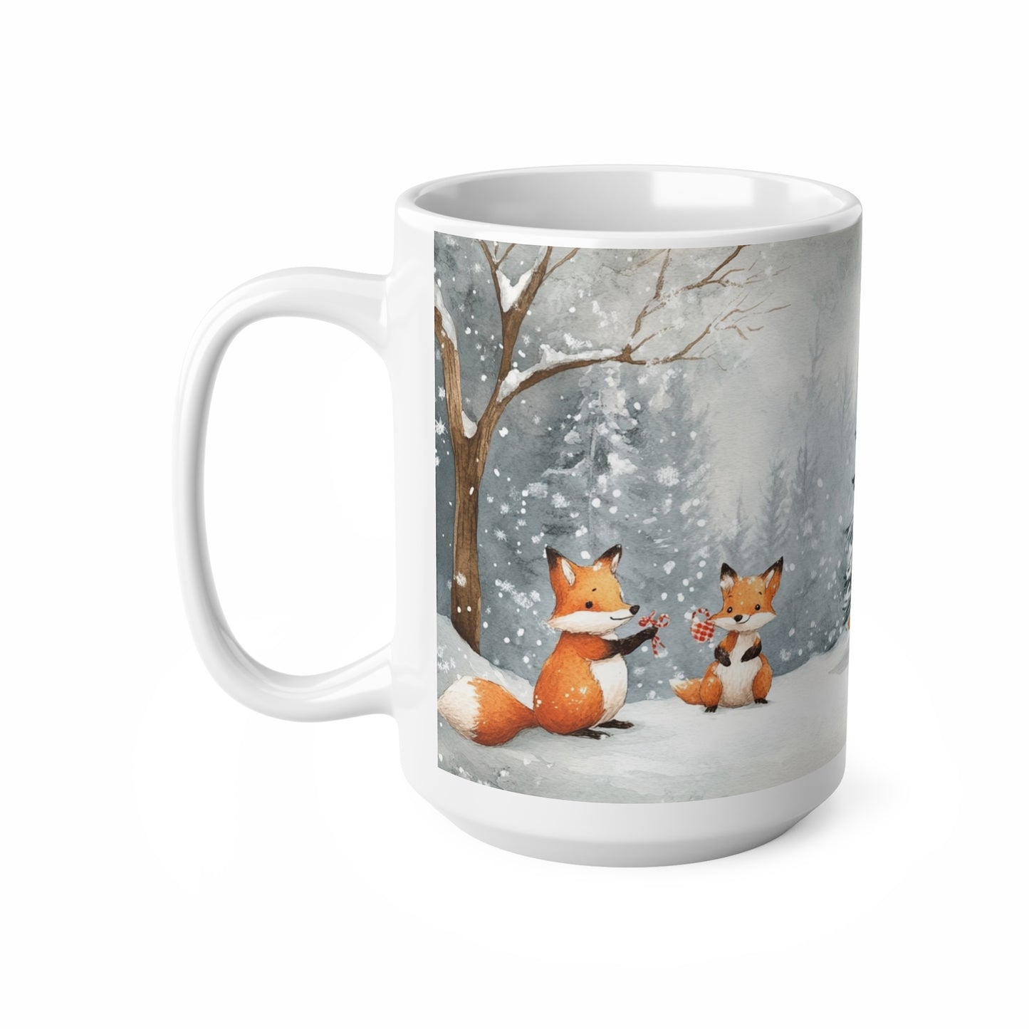 Keramisk Julekopp med Julemotiv #97 – Perfekt Gave til Kaffe, Te eller Kakao