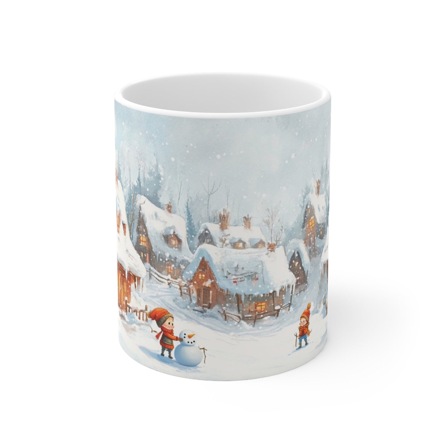 Keramisk Julekopp med Julemotiv #13 – Perfekt Gave til Kaffe, Te eller Kakao