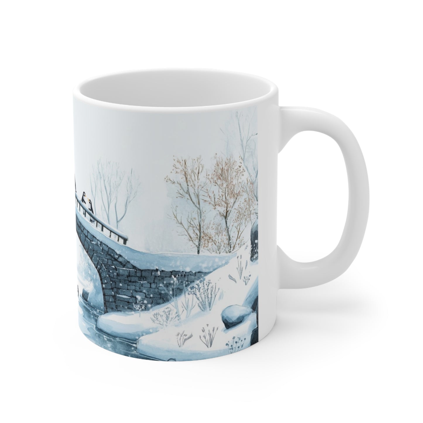 Keramisk Julekopp med Julemotiv #34 – Perfekt Gave til Kaffe, Te eller Kakao