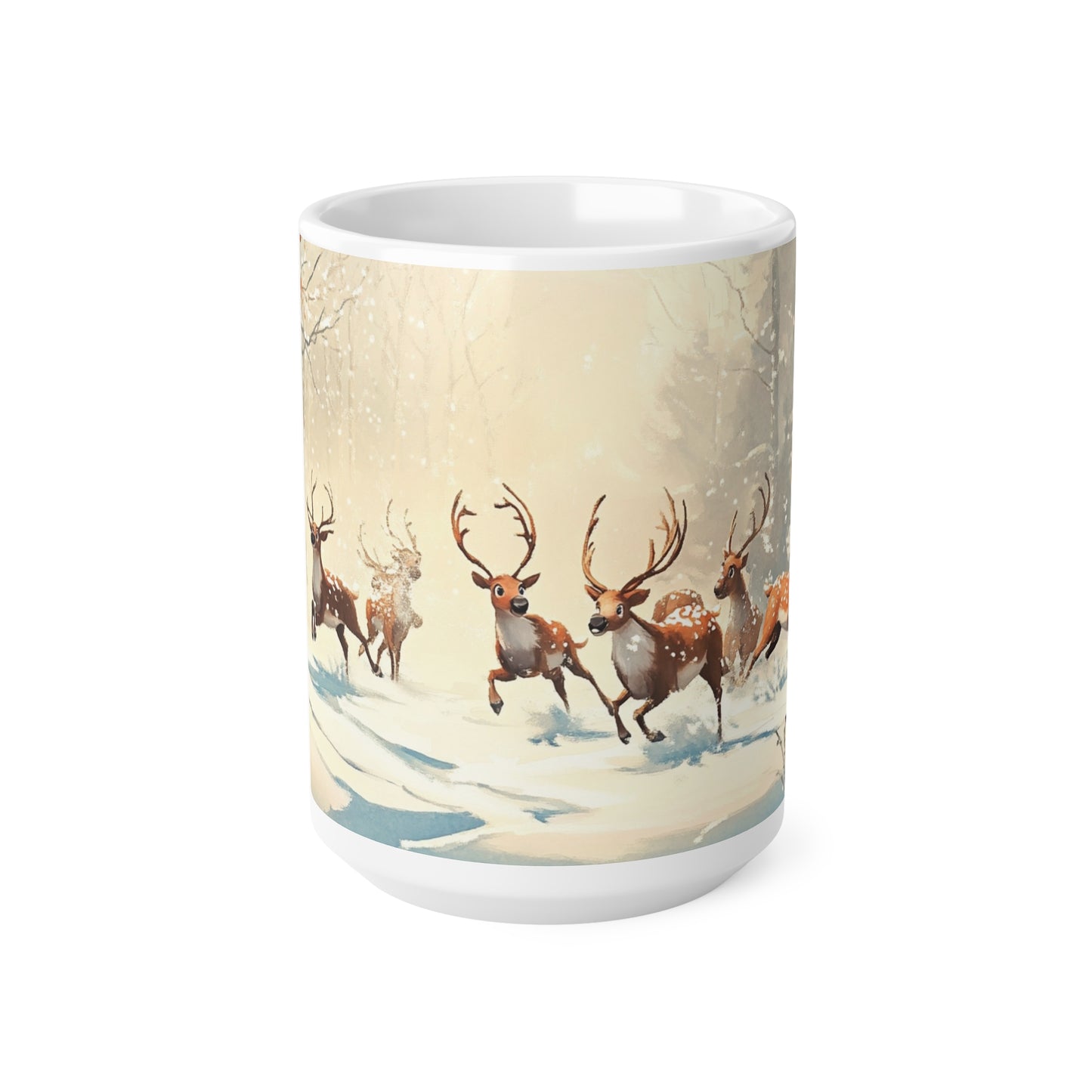 Keramisk Julekopp med Julemotiv #45 – Perfekt Gave til Kaffe, Te eller Kakao