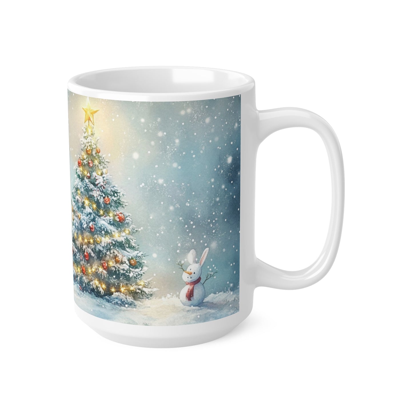 Keramisk Julekopp med Julemotiv #39 – Perfekt Gave til Kaffe, Te eller Kakao