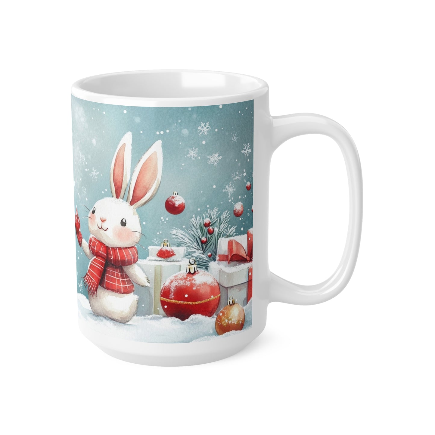 Keramisk Julekopp med Julemotiv #88 – Perfekt Gave til Kaffe, Te eller Kakao