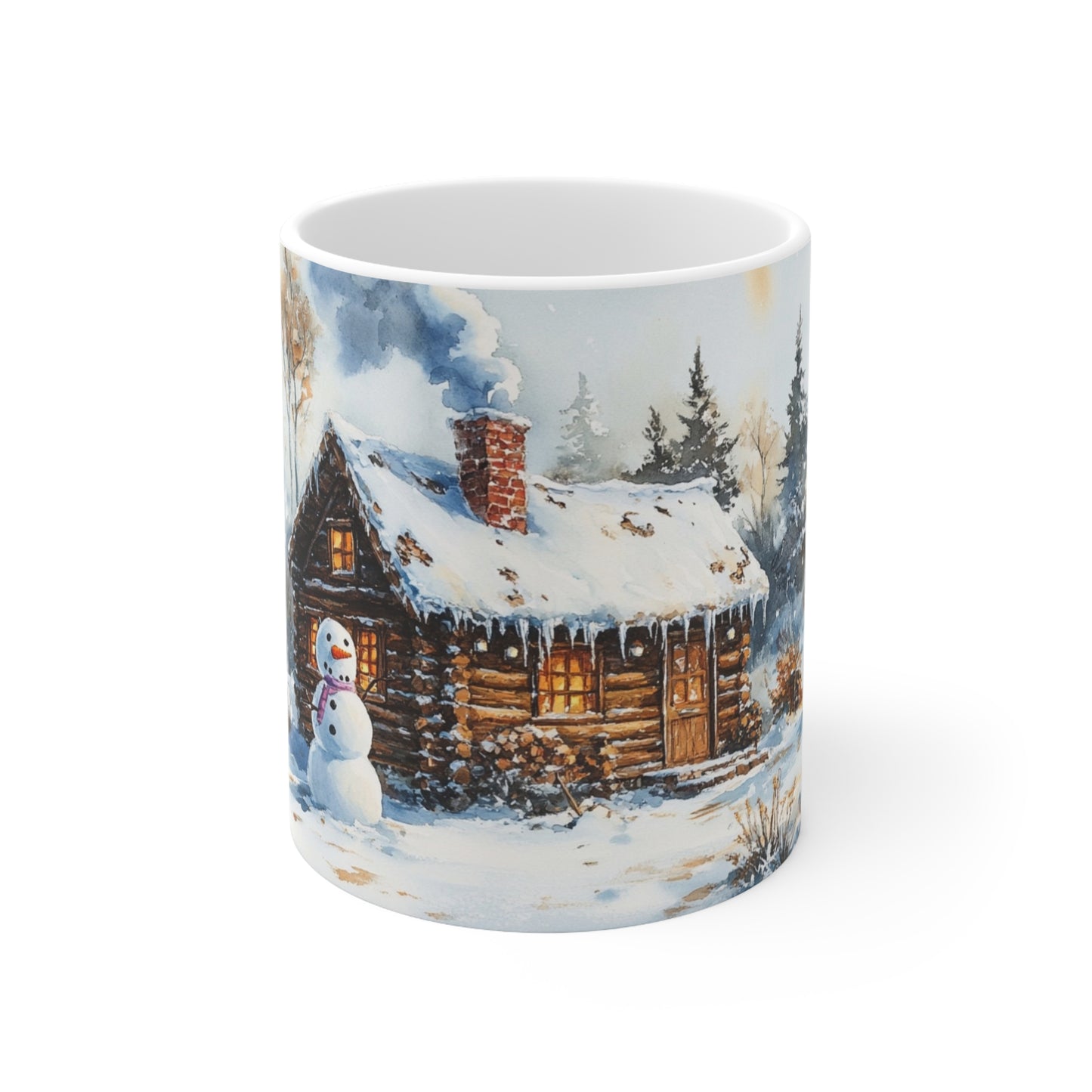 Keramisk Julekopp med Julemotiv #10 – Perfekt Gave til Kaffe, Te eller Kakao