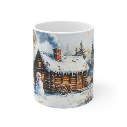 Keramisk Julekopp med Julemotiv #10 – Perfekt Gave til Kaffe, Te eller Kakao