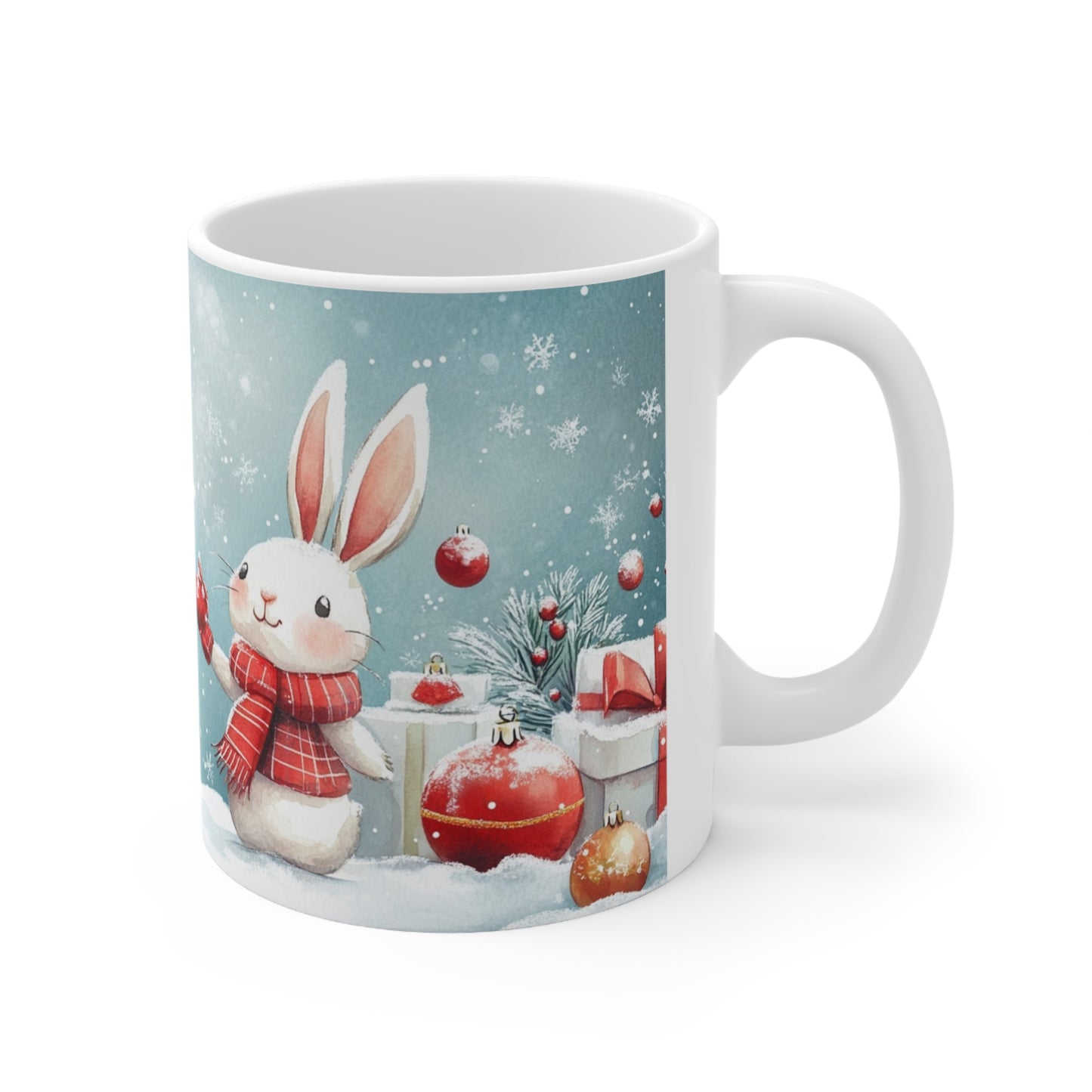 Keramisk Julekopp med Julemotiv #88 – Perfekt Gave til Kaffe, Te eller Kakao