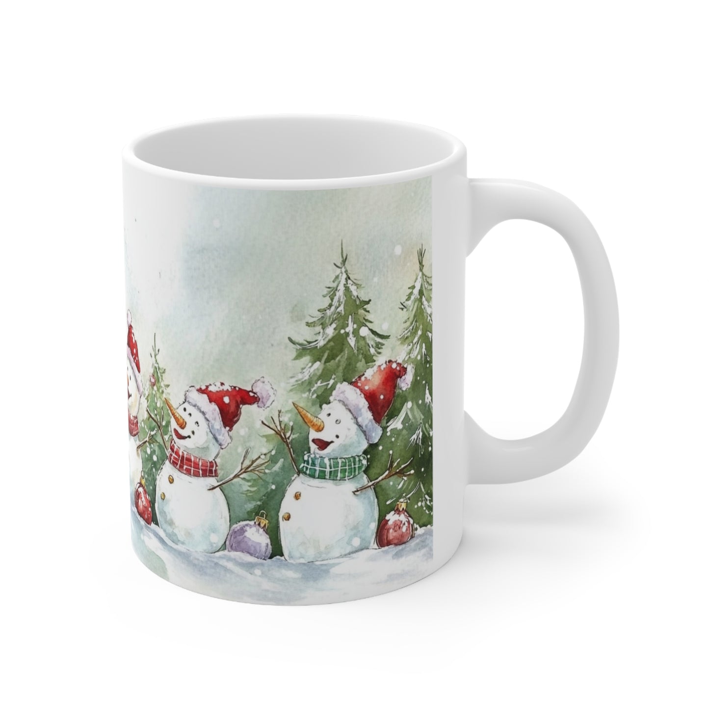 Keramisk Julekopp med Julemotiv #46 – Perfekt Gave til Kaffe, Te eller Kakao