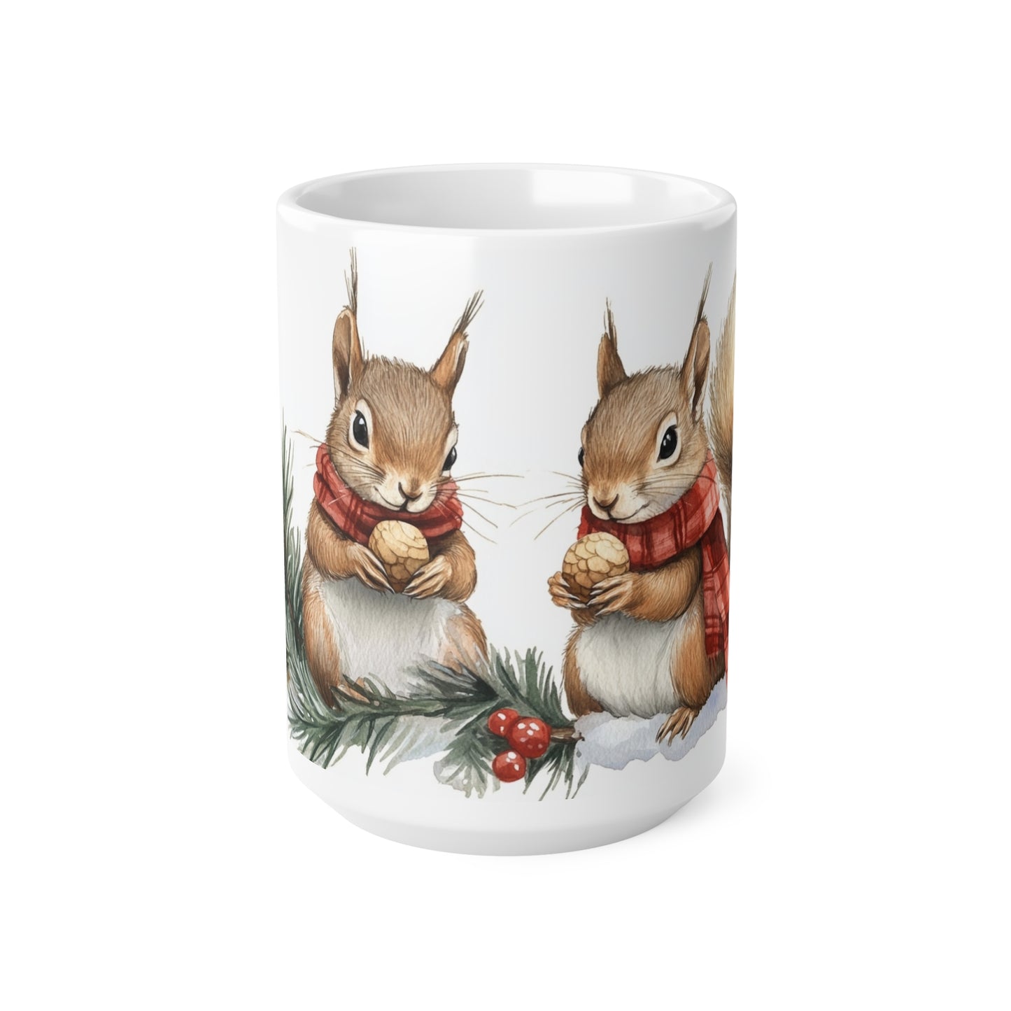 Keramisk Julekopp med Julemotiv #24 – Perfekt Gave til Kaffe, Te eller Kakao