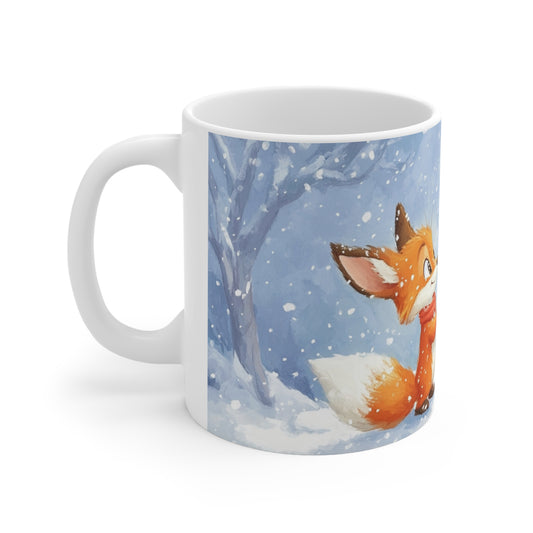 Keramisk Julekopp med Julemotiv #16 – Perfekt Gave til Kaffe, Te eller Kakao