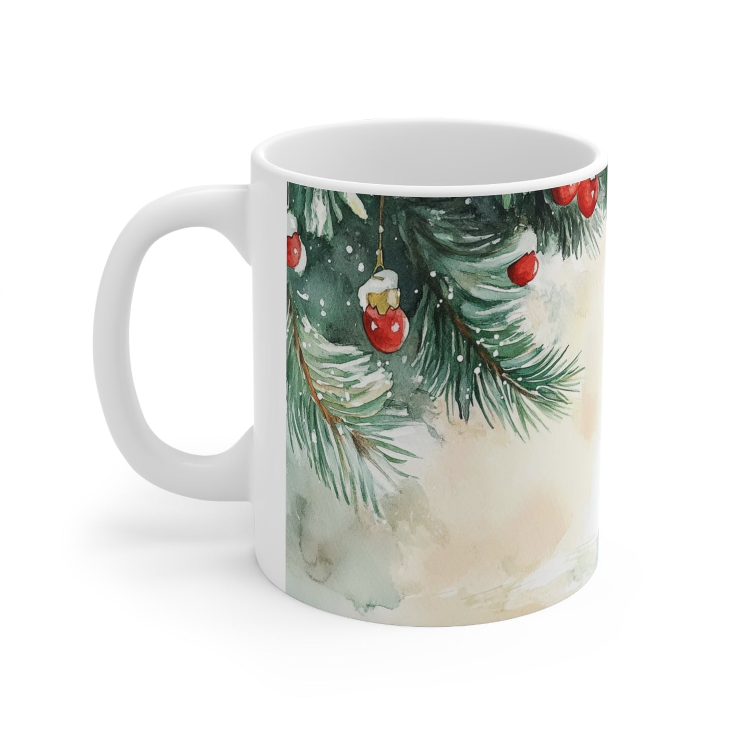 Keramisk Julekopp med Julemotiv #26 – Perfekt Gave til Kaffe, Te eller Kakao