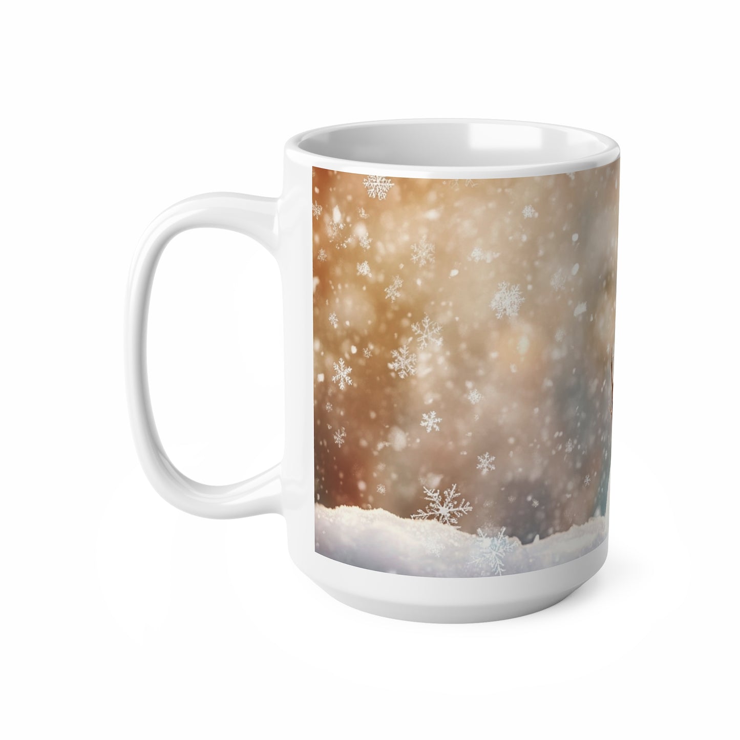 Keramisk Julekopp med Julemotiv #42 – Perfekt Gave til Kaffe, Te eller Kakao