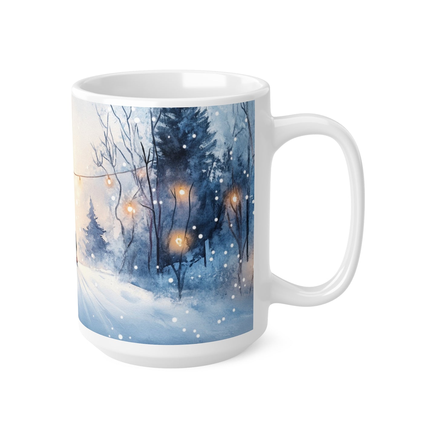 Keramisk Julekopp med Julemotiv #75 – Perfekt Gave til Kaffe, Te eller Kakao