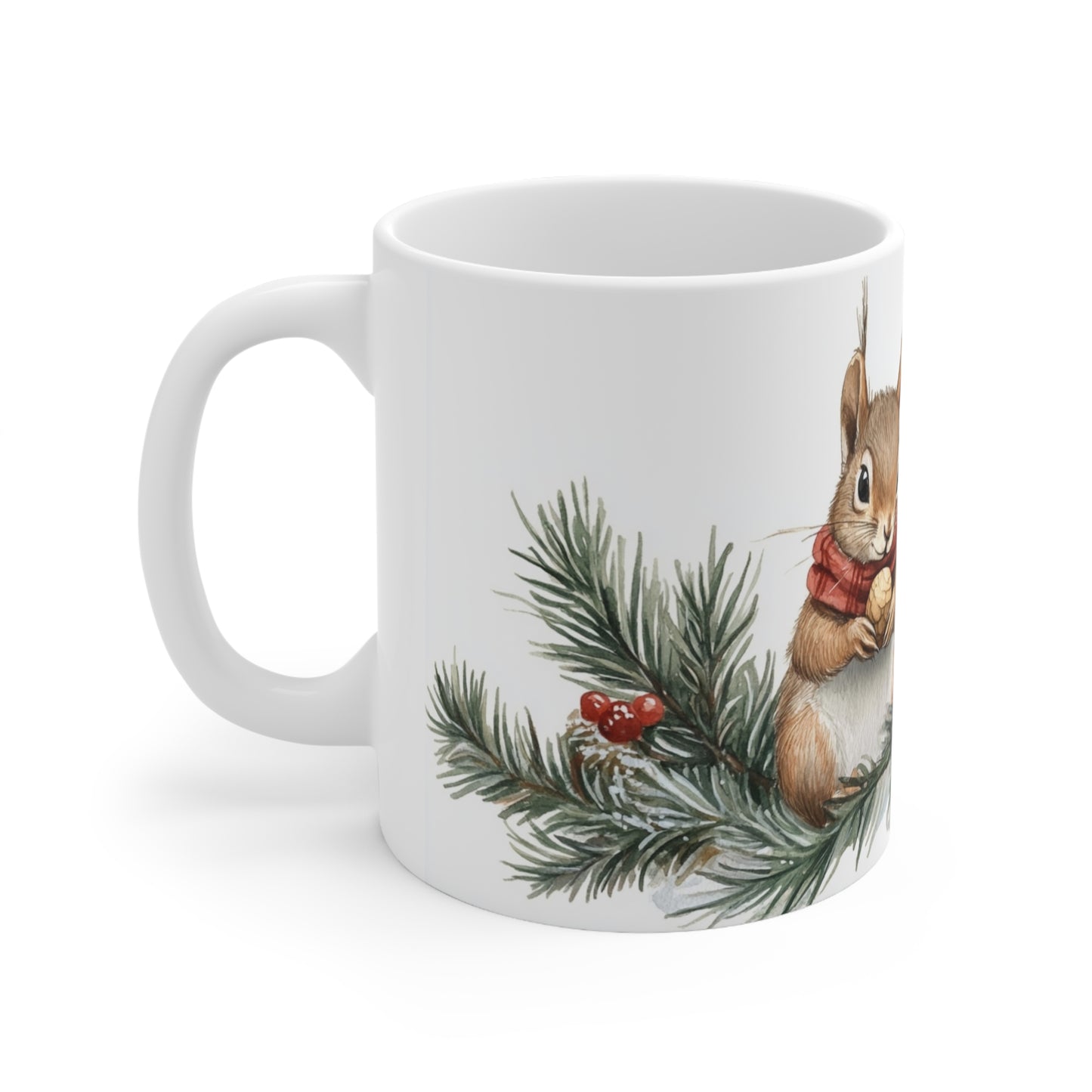 Keramisk Julekopp med Julemotiv #24 – Perfekt Gave til Kaffe, Te eller Kakao