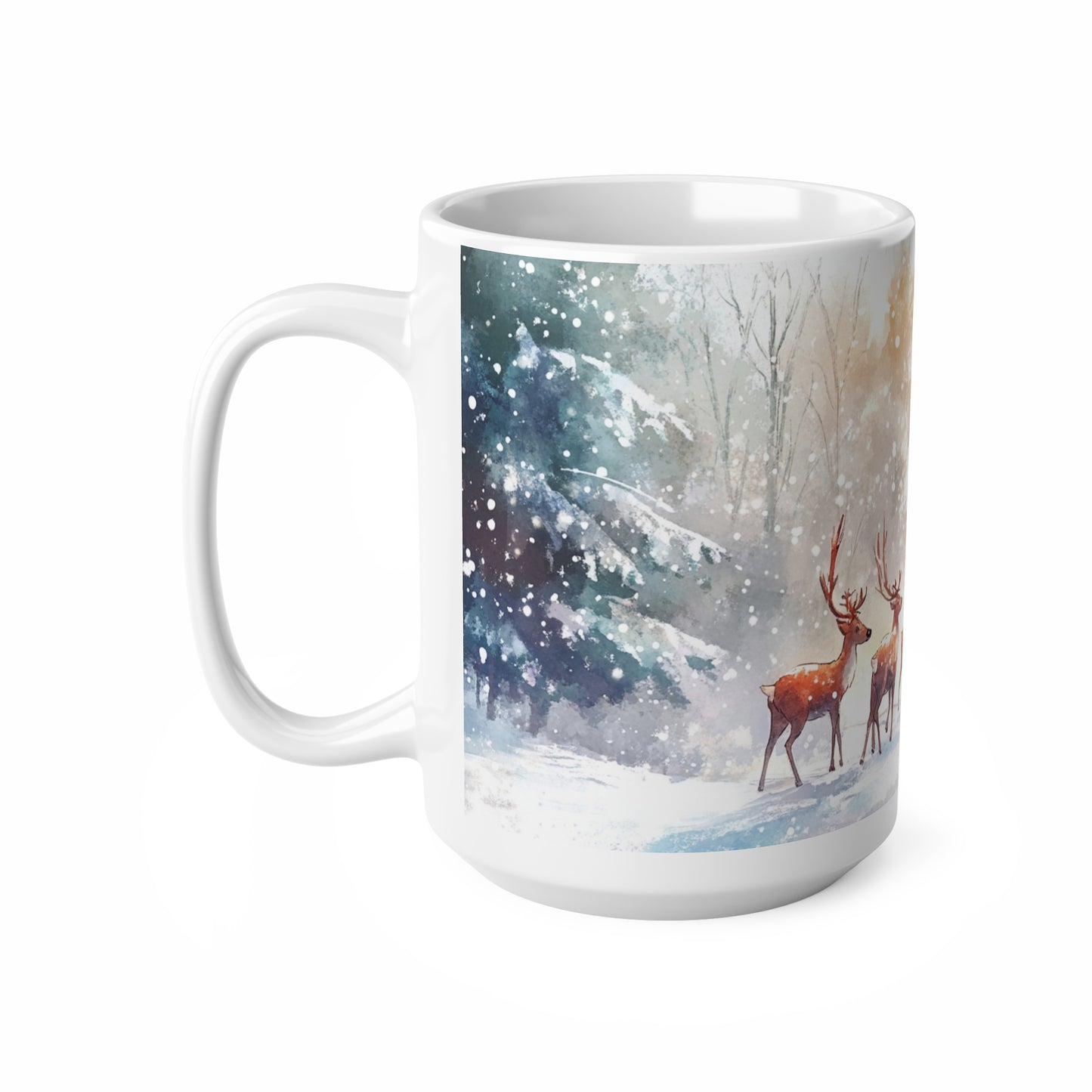 Keramisk Julekopp med Julemotiv #43 – Perfekt Gave til Kaffe, Te eller Kakao