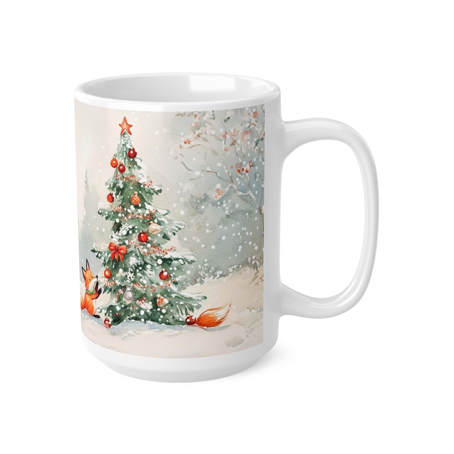 Keramisk Julekopp med Julemotiv #96 – Perfekt Gave til Kaffe, Te eller Kakao