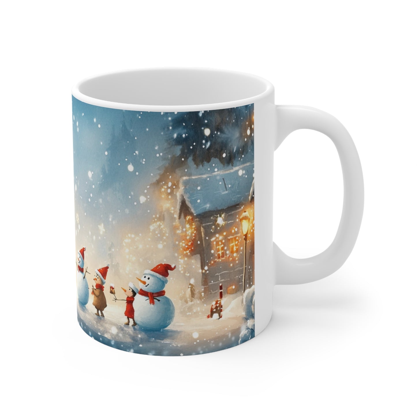 Keramisk Julekopp med Julemotiv #90 – Perfekt Gave til Kaffe, Te eller Kakao