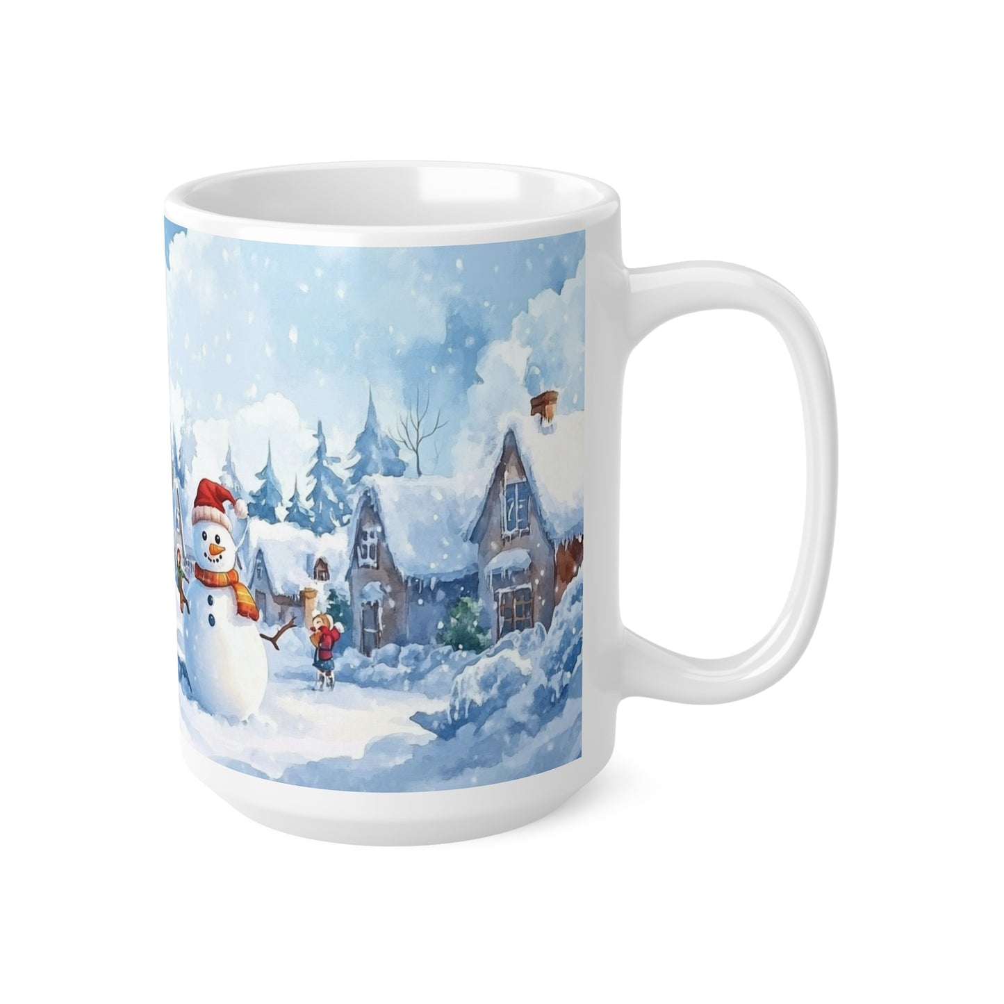 Keramisk Julekopp med Julemotiv #11 – Perfekt Gave til Kaffe, Te eller Kakao