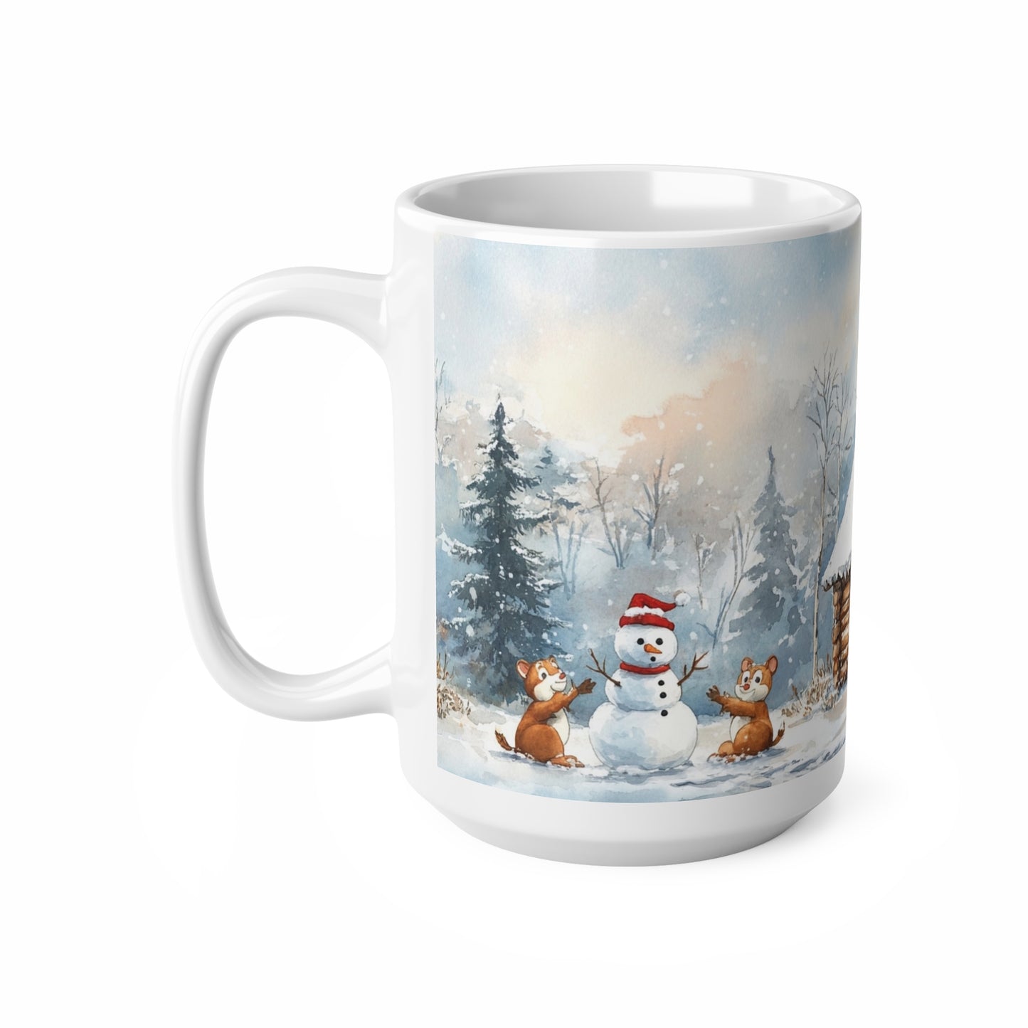 Keramisk Julekopp med Julemotiv #5 – Perfekt Gave til Kaffe, Te eller Kakao