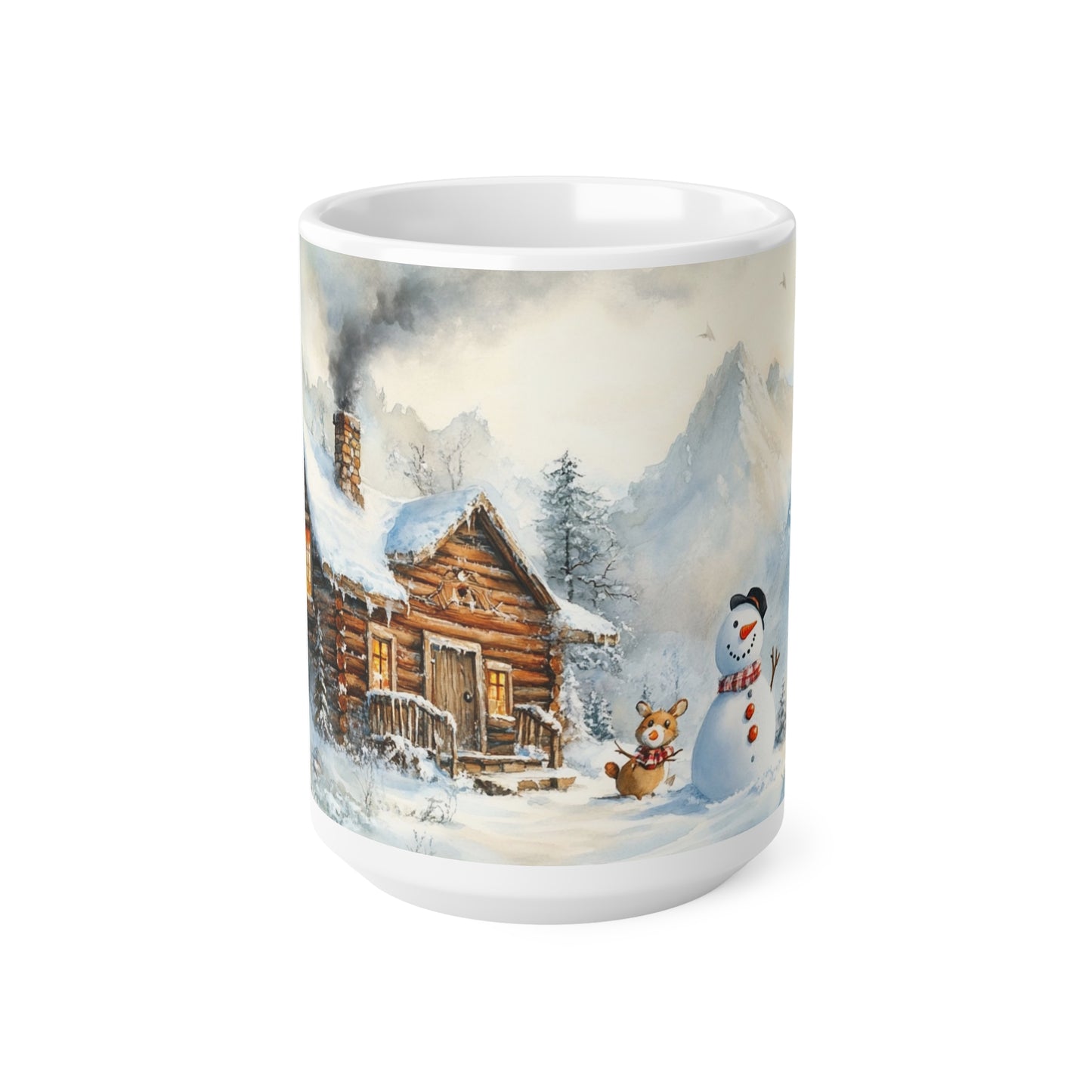 Keramisk Julekopp med Julemotiv #7 – Perfekt Gave til Kaffe, Te eller Kakao