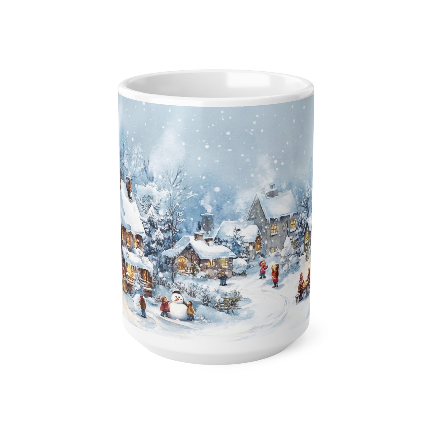 Keramisk Julekopp med Julemotiv #14 – Perfekt Gave til Kaffe, Te eller Kakao