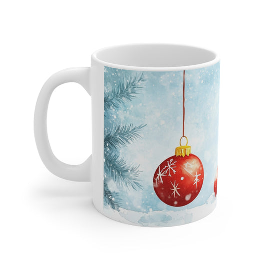 Keramisk Julekopp med Julemotiv #78 – Perfekt Gave til Kaffe, Te eller Kakao