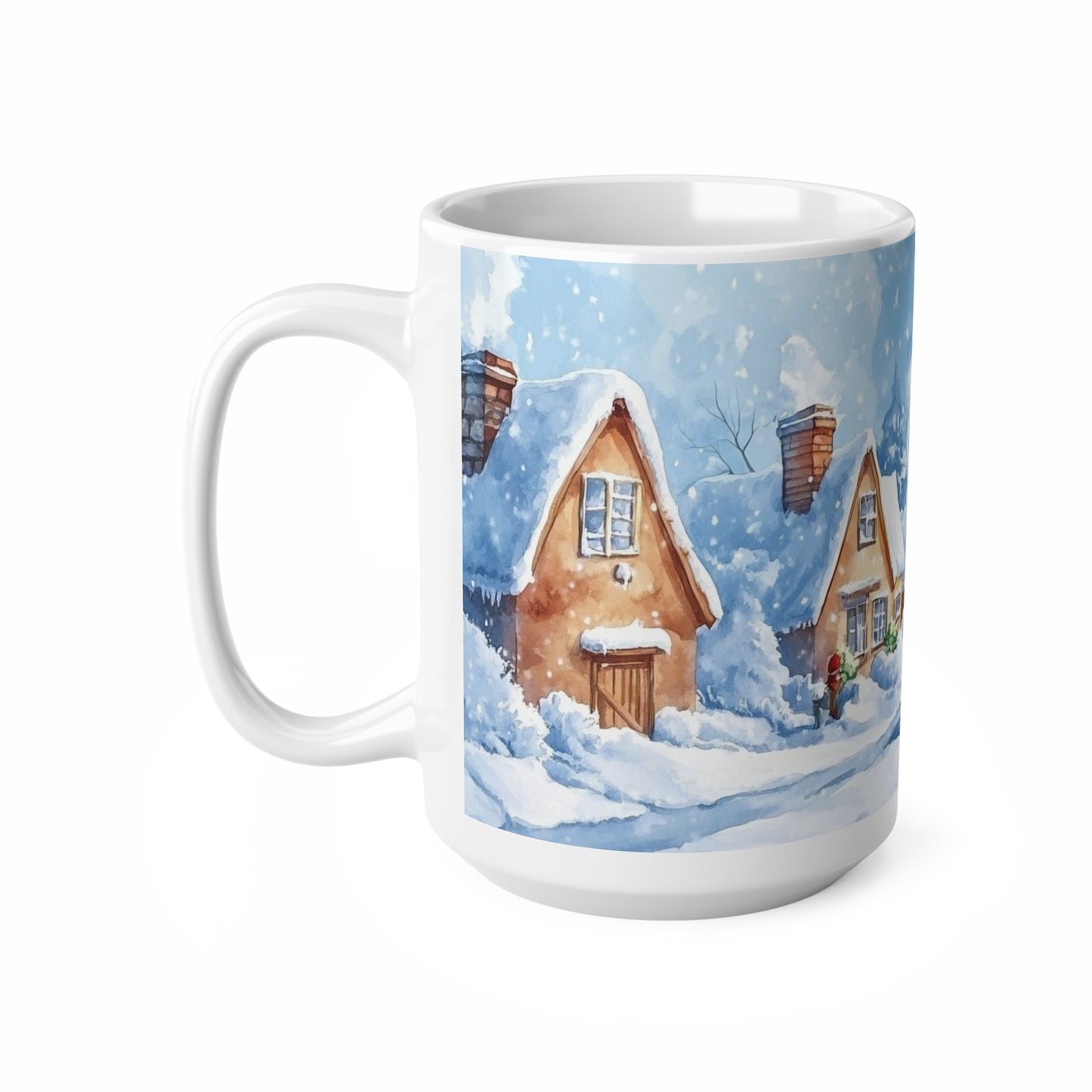 Keramisk Julekopp med Julemotiv #11 – Perfekt Gave til Kaffe, Te eller Kakao