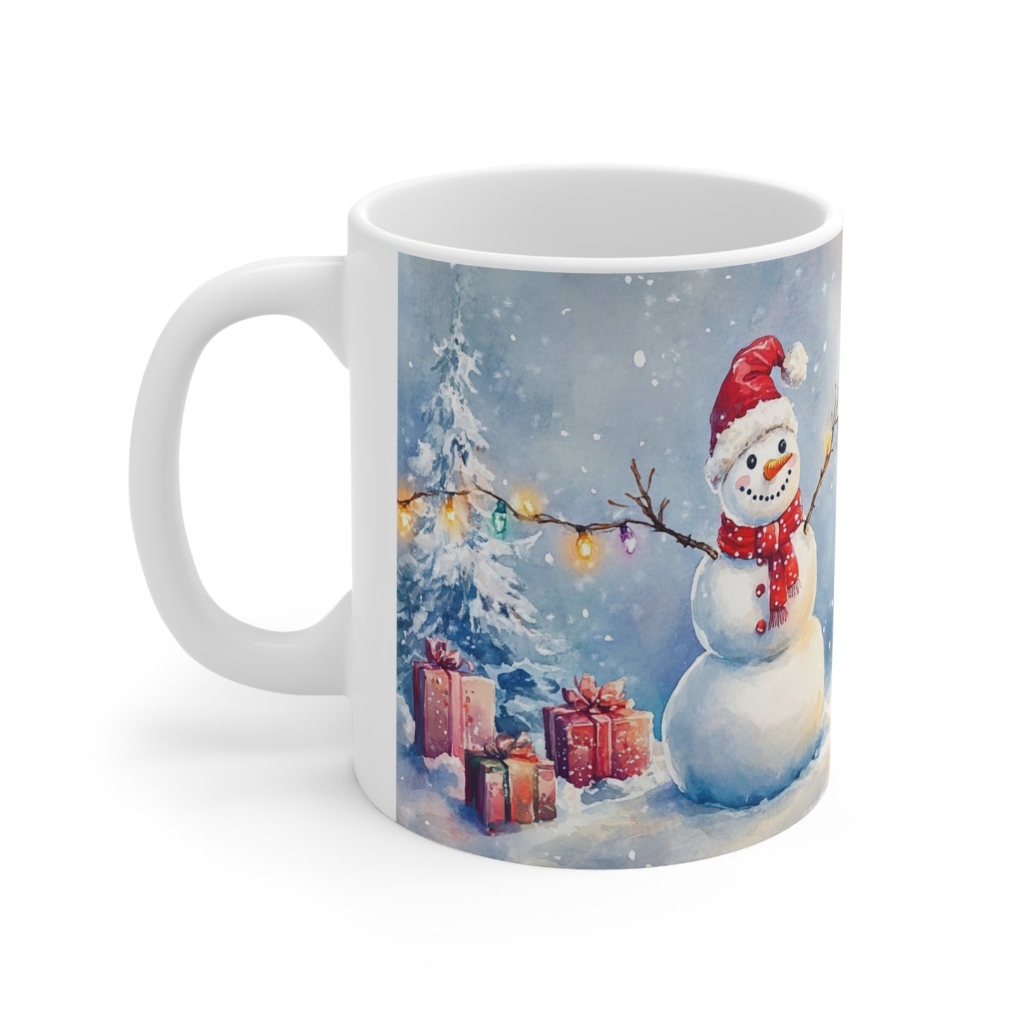 Keramisk Julekopp med Julemotiv #70 – Perfekt Gave til Kaffe, Te eller Kakao