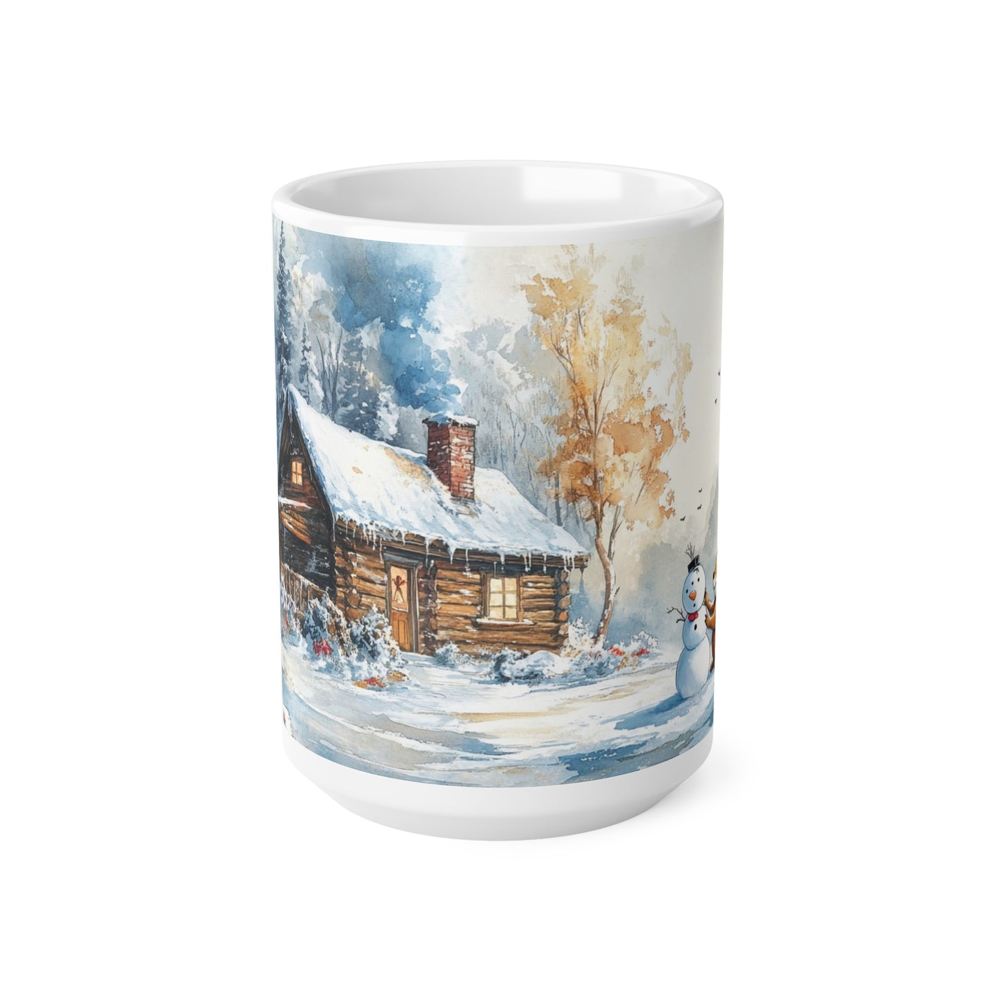 Keramisk Julekopp med Julemotiv #9 – Perfekt Gave til Kaffe, Te eller Kakao