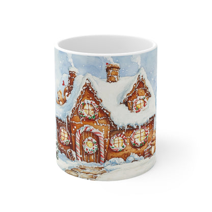 Keramisk Julekopp med Julemotiv #101 – Perfekt Gave til Kaffe, Te eller Kakao