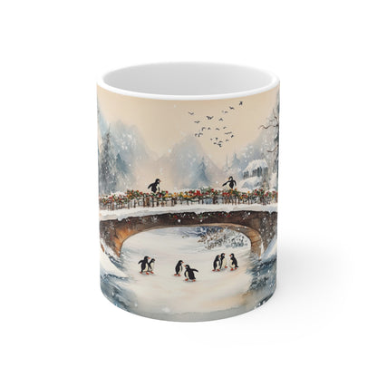 Keramisk Julekopp med Julemotiv #33 – Perfekt Gave til Kaffe, Te eller Kakao