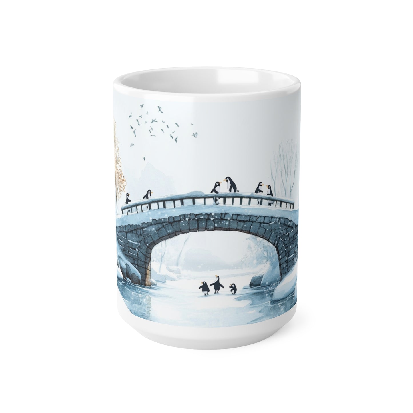 Keramisk Julekopp med Julemotiv #34 – Perfekt Gave til Kaffe, Te eller Kakao