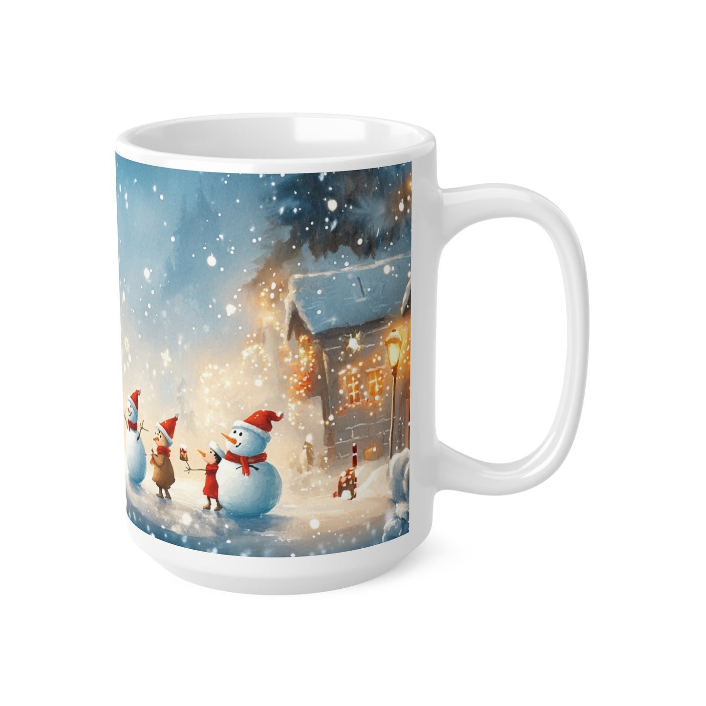 Keramisk Julekopp med Julemotiv #90 – Perfekt Gave til Kaffe, Te eller Kakao