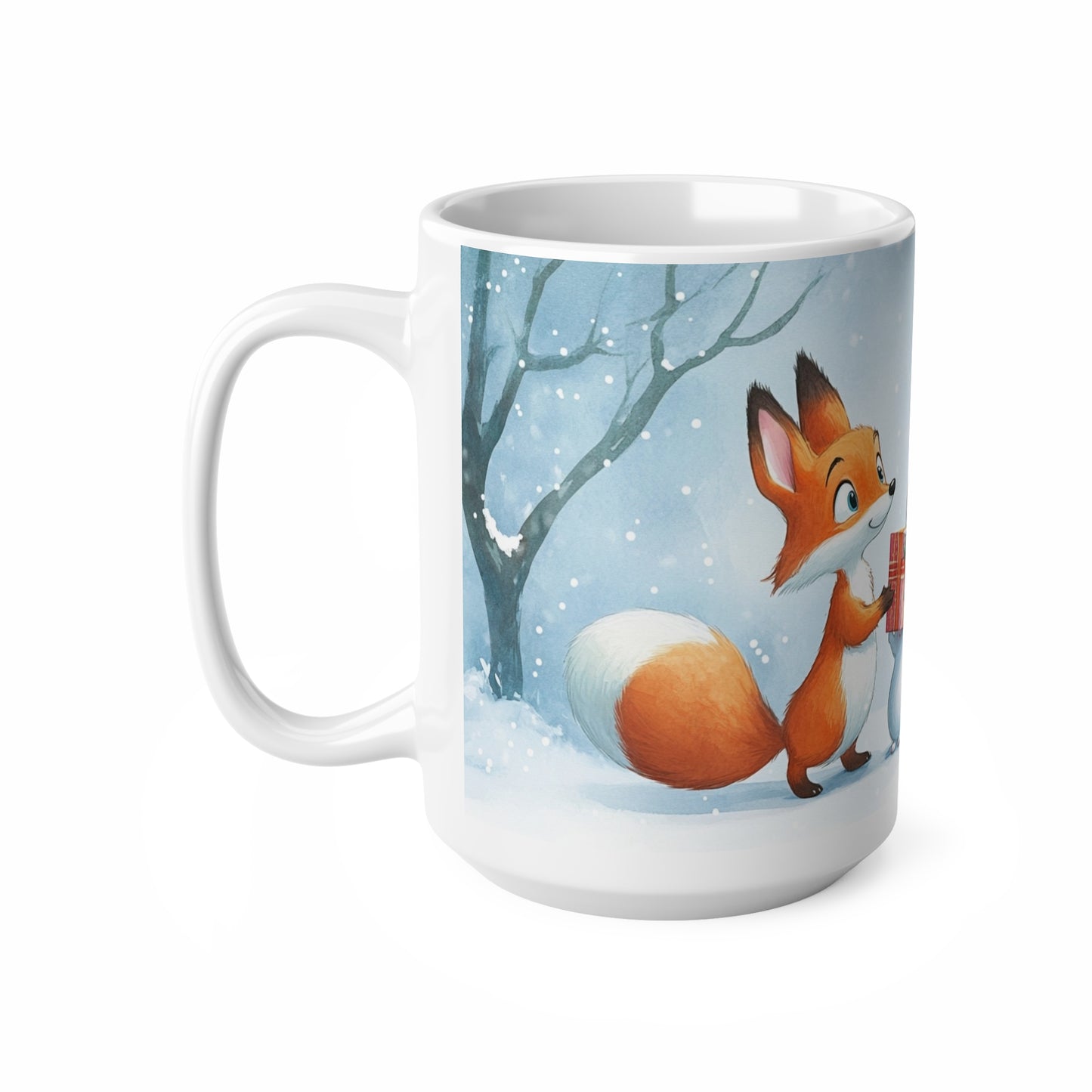 Keramisk Julekopp med Julemotiv #18 – Perfekt Gave til Kaffe, Te eller Kakao