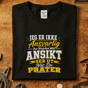 Jeg er ikke ansvarlig T-skjorte