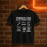 Things I Do In My Spare Time T-Skjorte – Veteranbil